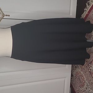 ATHE Black Fit and Flare Skirt